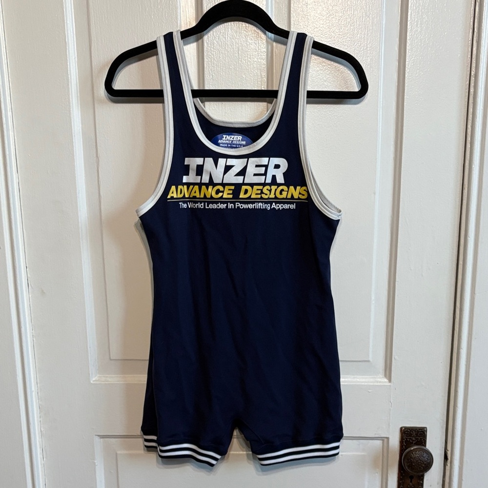 Inzer Navy Powerlifting Singlet Size L